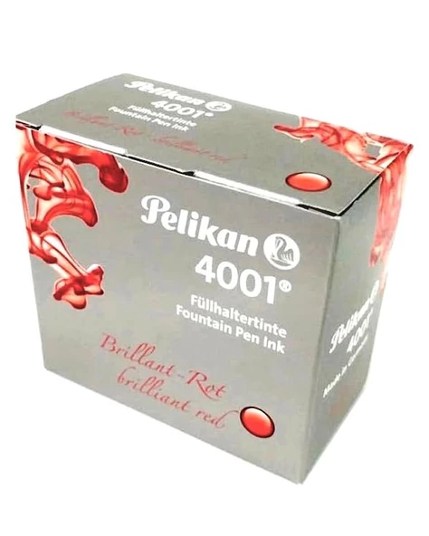Pelikan 4001 Yazı Mürekkebi Kırmızı 30 ml