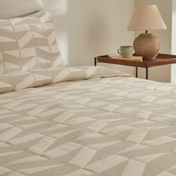 Karaca Home Estella Gri Çift Kişilik Yatak Örtüsü - 3