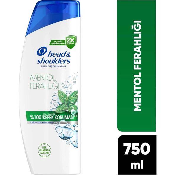 Head & Shoulders Mentol Ferahlığı Kepek Karşıtı Günlük Kullanım Şampuan 750 Ml