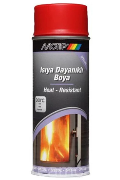 MOTİP 34108 Isıya Dayanıklı Boya Kırmızı 400ML - 1