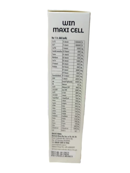 Nutriwin Destekleyici Multivitamin 250 ml (Hastalıklara karşı önlem) - 3