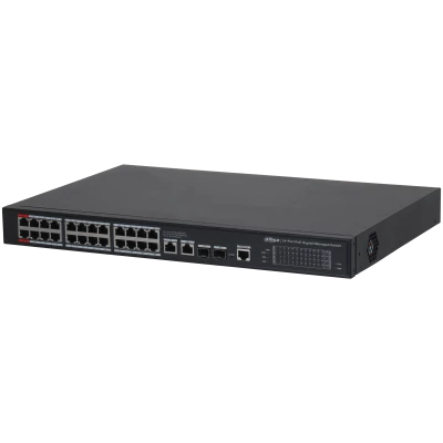 DAHUA S4228-24GT-360 24 PORT 24XGE-2XGE-2XGE/SFP YÖNETİLEBİLİR 360W POE SWİTCH