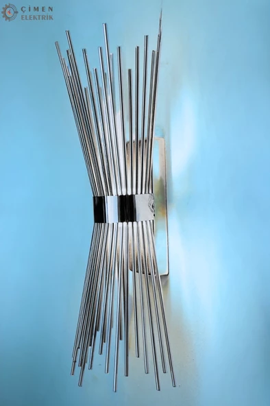 ST00 Dekoratif Kirpi Duvar Aplik Krom 3200k Günışığı - 3