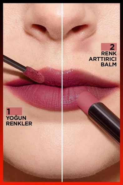 Loreal Paris Infaillible 2-step 24 Saat Kalıcı Likit Ruj & Balm - 101 Everlasting Paris - 5