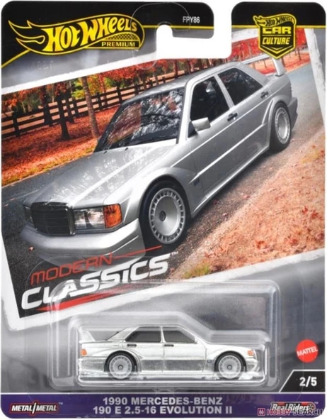 Hot Wheels Premium Mercedes-Benz 190 E 2.5-16 Evolution II (1/64) Modern Classics