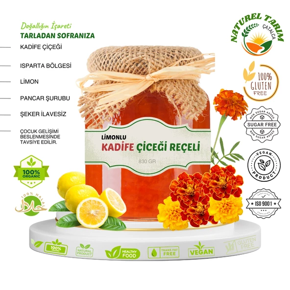 NATUREL KADİFE ÇİCEĞİ REÇELİ