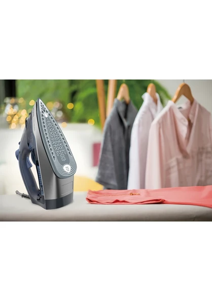 Tefal Express Steam Max Buharlı FV2868 Mavi Ütü - 5