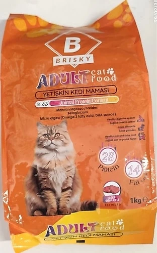 BRISKY KEDİ MAMASI YETİŞKİN SIĞIR ETLİ 1KG