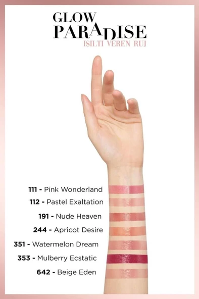 Loreal Paris Glow Paradise Balm-in-lipstick - Işıltı Veren Ruj 642 Beige Eden - 6