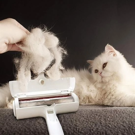 BUFFER Hazneli Kedi Köpek Evcil Hayvan Kazak Kıyafet Elbise Halı Yatak Tüy Temizleyici Kıl Toz  Top