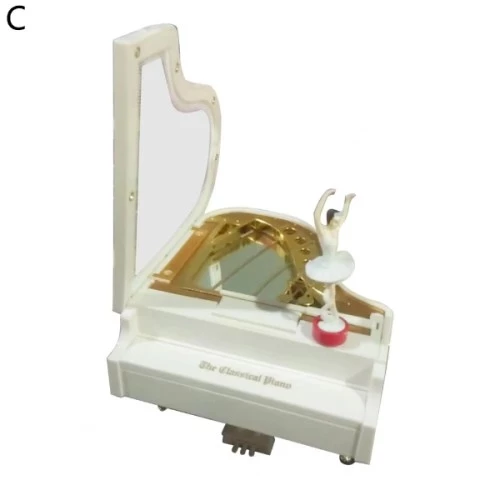 Periboia Balerin Figürlü Piyano Müzik Kutusu ürün görseli