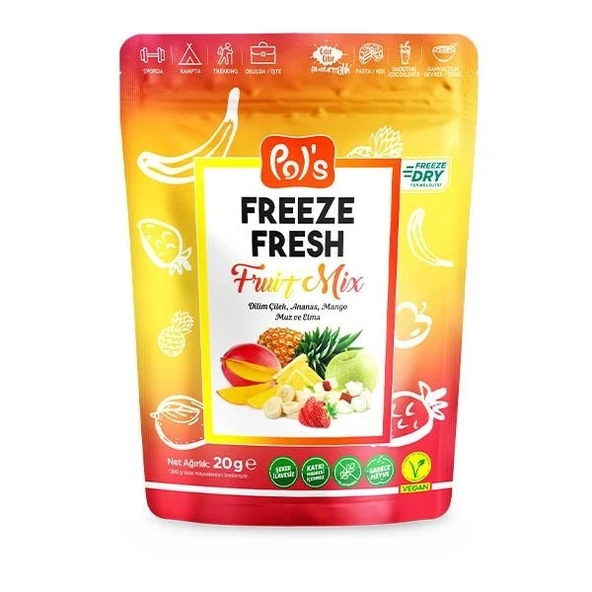 Pol’s Freeze Fresh Fruit Mix 20 Gr ürün görseli 1