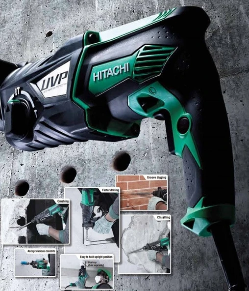 Hikoki DH26PC2 830 W Pnömatik Kırıcı-Delici - 5