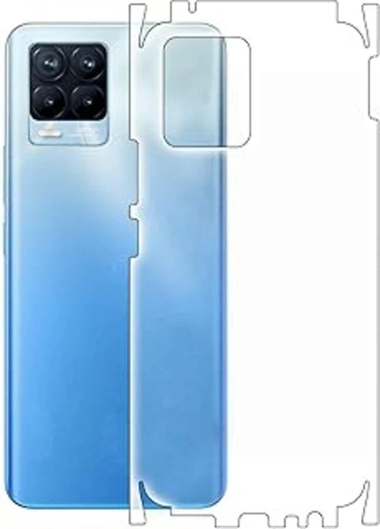 Realme 8 Pro ile Uyumlu MAT TPU Arka Kaplama 360