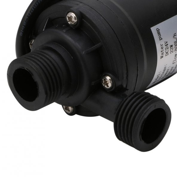 24 Volt Mini Su ve Yağ Aktarma Pompası (800 Litre/ Saat) - 4