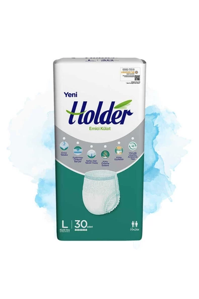 Holder Emici Külot Yetişkin Hasta Bezi Büyük Boy ( Large ) 30 Adet