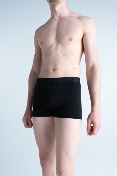 Mercan 3'lü Erkek Çok Renkli Pamuklu Likralı Boxer (SİYAH LACİVERT TETRİS) - 6