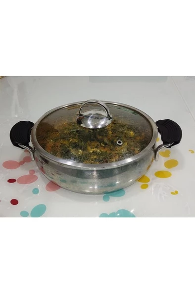 Silikon Tencere Tava Tutacağı Yanmaz Yapışmaz Tutamaç Set 9 X 4 Cm Siyah ( 1 Set 2 Adetten Oluşur ) - 7