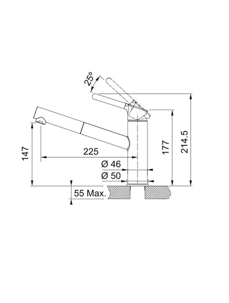 Armatür Orbit Doccia Bianco - 2