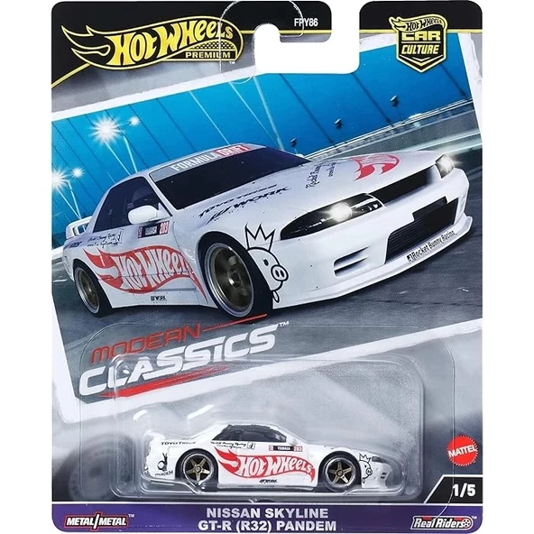 Hot Wheels Premium Nissan Skyline Gt-R (R32) Pandem (1/64) Modern Classics