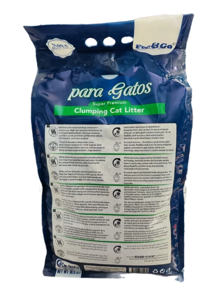 Pee&Go Clumping Cat Litter Multi-Cat Calming Freshness-Rain Forest (Yağmur-Orman Kokulu) - 4