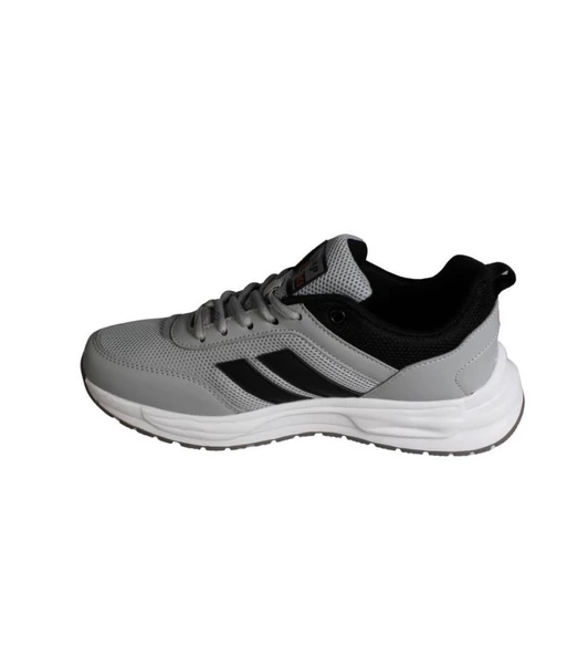 JUMP Erkek Gri Fileli Memory iç taban Sneaker Spor Ayakkabı - 3
