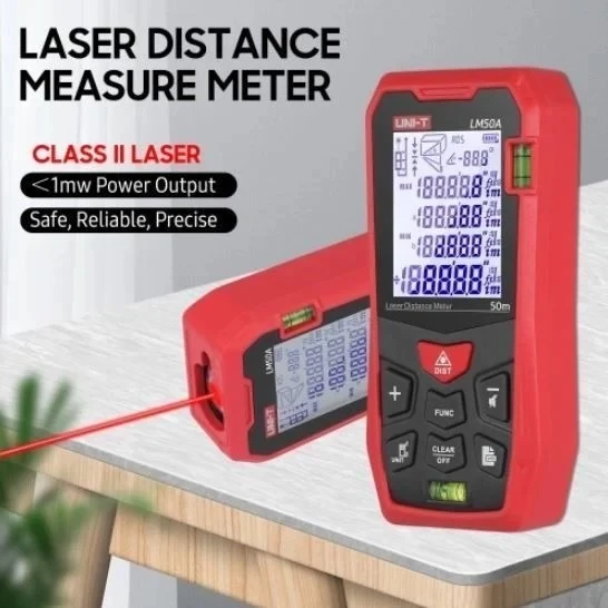 Uni-T LM50A  Lazer Mesafe Ölçer 50 MT - 4