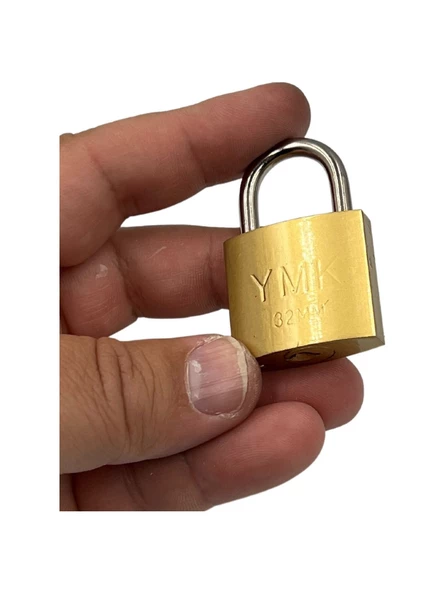 YMK Sarı Asma Kilit 32 MM YMK-1232B - Resim 4
