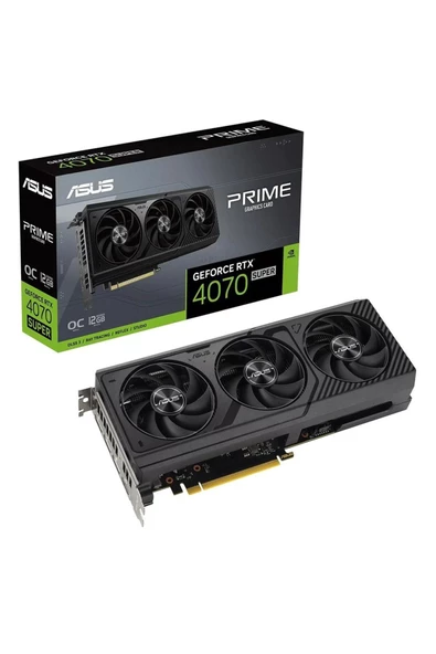 Prime Nvidia GeForce RTX4070 Super OC 12GB 192Bit GDDR6X Ekran Kartı PRIME-RTX4070S-O12G SUPER