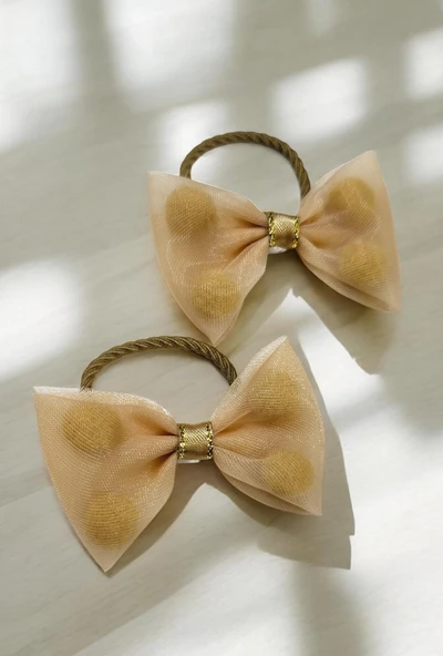 İçi Ponponlu Kız Çocuk Toka - Resim 4