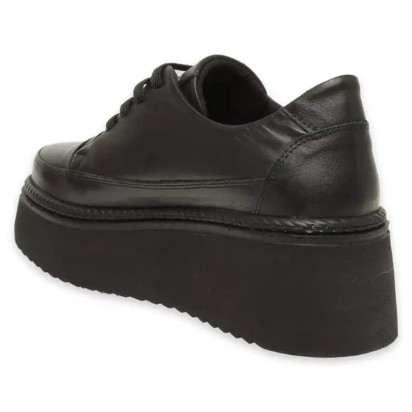 MAMMAMİA D24KA-3515 YÜKSEK HAFİF TABAN DERİ KADIN AYAKKABI - Resim 4