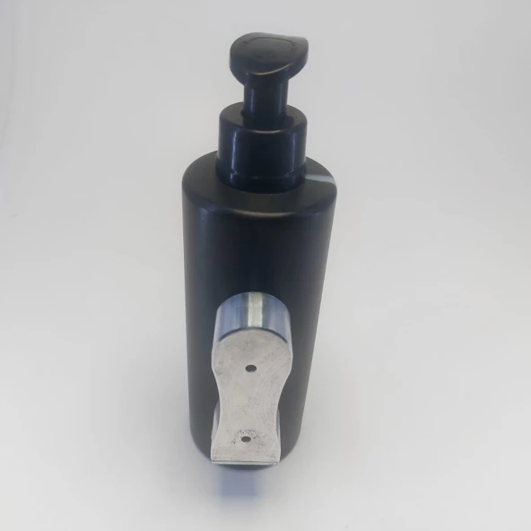 Kilitli Kapak Metal Askı Aparatı Dahil Pompalı 350 Ml Şampuan Otel Pansiyon Hastane Spor Salonu Misafirhane - 3