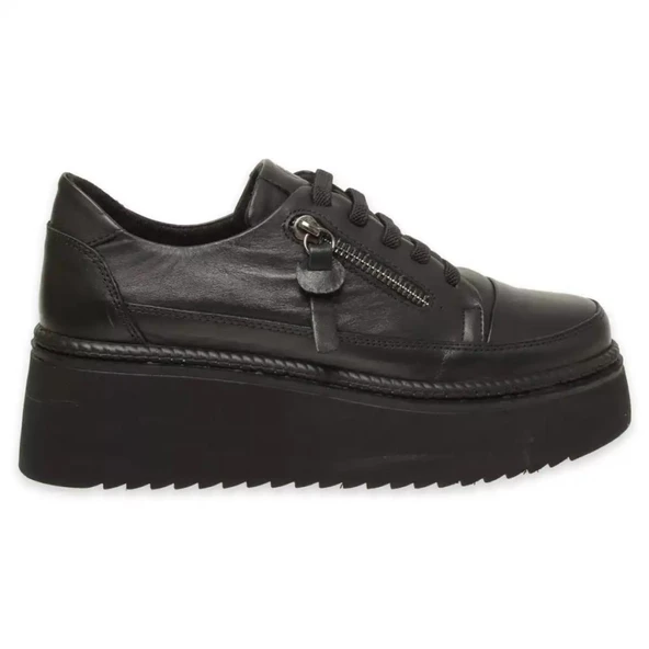 MAMMAMİA D24KA-3515 YÜKSEK HAFİF TABAN DERİ KADIN AYAKKABI - Resim 2