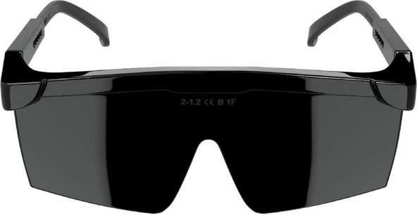 Baymax Iş Güvenlik Gözlüğü Ayarlı Kaynakçı Koruyucu Gözlük Siyah - 3