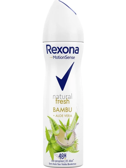Rexona Deo 150 ml Natural Fresh Bambu+Aloevera 48h - 3
