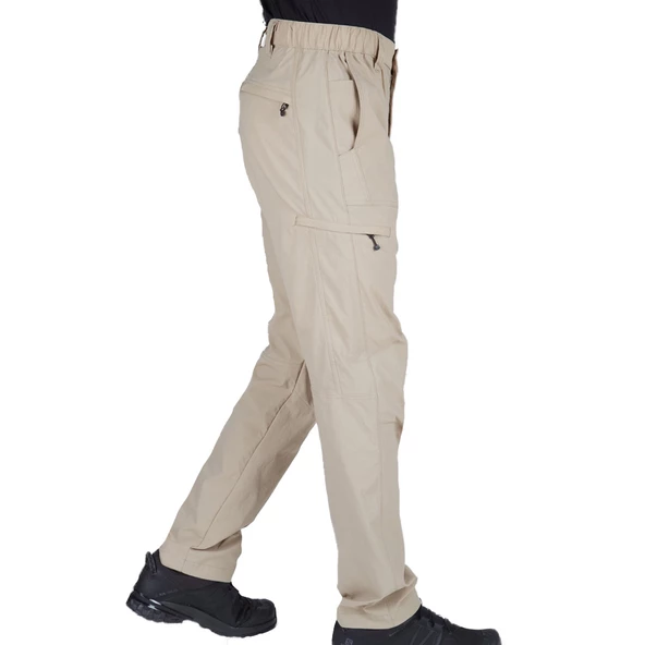 Taktikal Outdoor Pantolon - Su İtici Kumaş - Kargo Cepli - Betula - Kum - 3