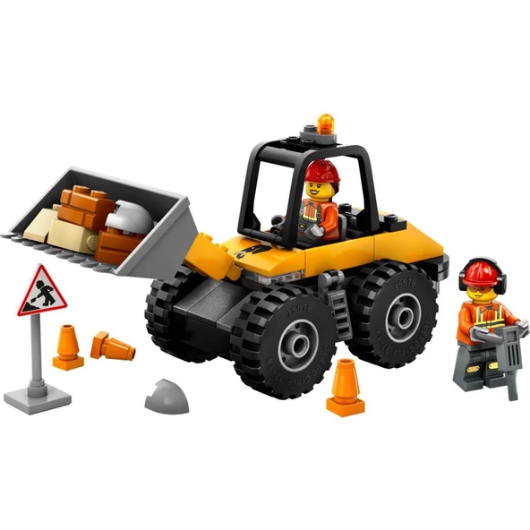 LEGO 60450 Sarı Tekerlekli İnşaat Yükleyicisi - 2