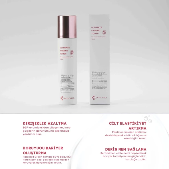 CENTECASSOL Peptit ve Seramid Kompleksiyle Yaşlanma Karşıtı ve Derinlemesine Nemlendiren Onarıcı Tonik - 3