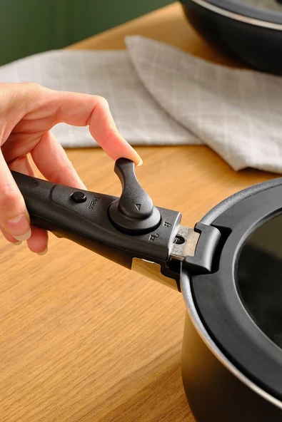 Biodiamond Easy Clip İndüksiyon Tabanlı 12 Parça Tencere Seti - 4