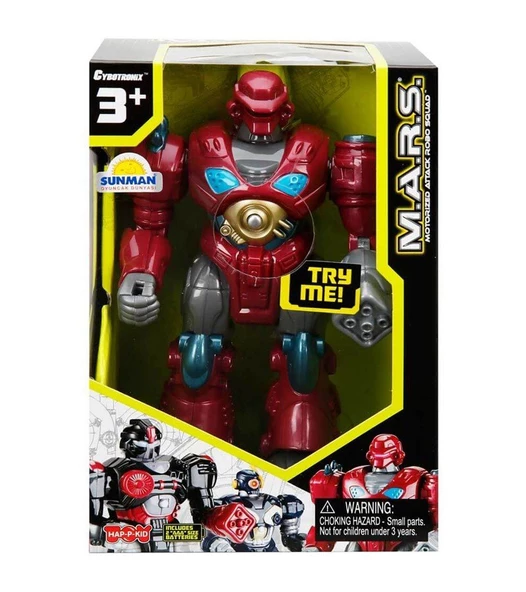 Yürüyen Robot Sesli ve Işıklı 17 Cm - Mavi Su Dünyası ürün görseli