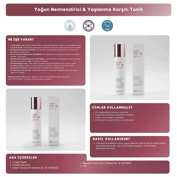 CENTECASSOL Peptit ve Seramid Kompleksiyle Yaşlanma Karşıtı ve Derinlemesine Nemlendiren Onarıcı Tonik - 4