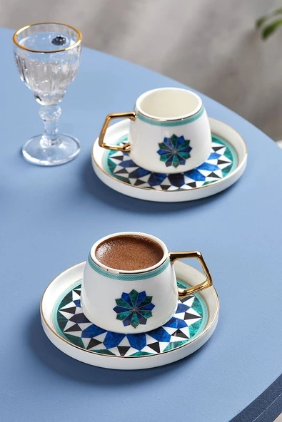 Roman 2 Kişilik Kahve Fincan Takımı 90 ml - 2