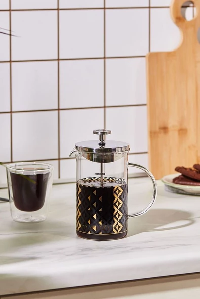 Game Borosilikat Cam French Press 600 ml - 3