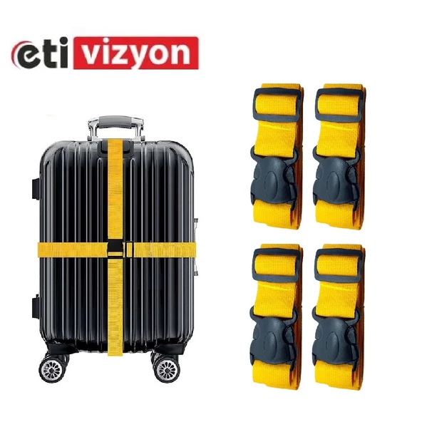Etivizyon valiz kemeri 4 adet - 3