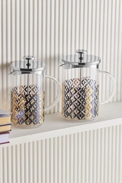 Game Borosilikat Cam French Press 600 ml - 7