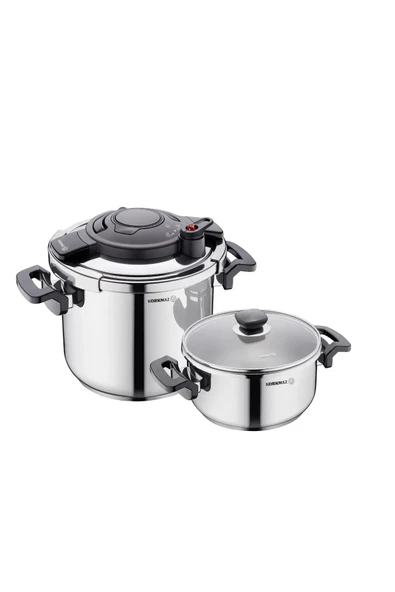 KORKMAZ Alessa 4 Parça Düdüklü Tencere Seti A178