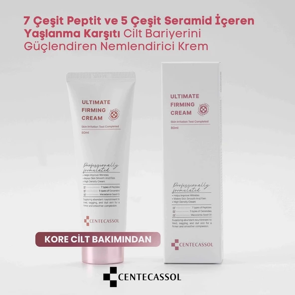 CENTECASSOL 7 Çeşit Peptit ve 5 Çeşit Seramid İçeren Yaşlanma Karşıtı ve Nemlendirici Krem - 5