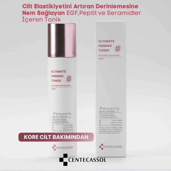 CENTECASSOL Peptit ve Seramid Kompleksiyle Yaşlanma Karşıtı ve Derinlemesine Nemlendiren Onarıcı Tonik - 5