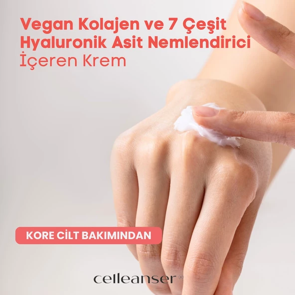 CELLEANSER Yoğun Nemlendirici, Kırışıklık Karşıtı, Kolajen Bakım Kremi - 5