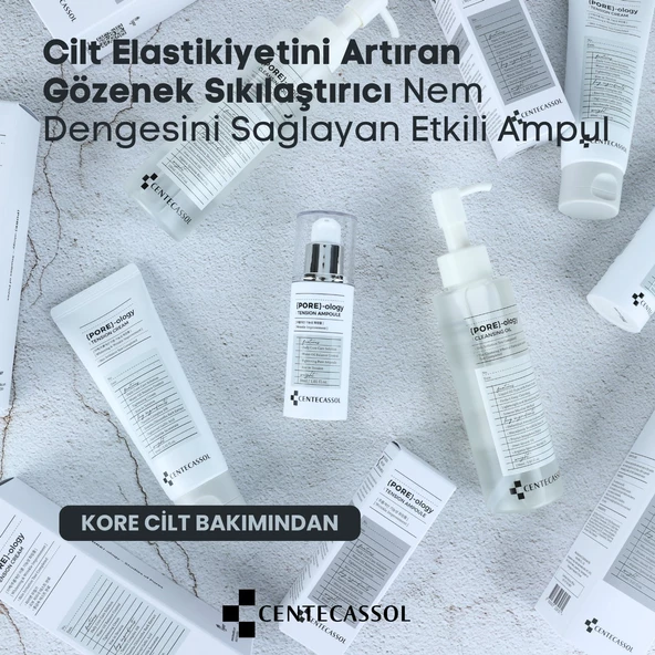 CENTECASSOL Gözenek Sıkılaştırıcı ve Yağ Dengesi Sağlayan Yüz Serumu: Pore-ology Tension Ampoule - 5